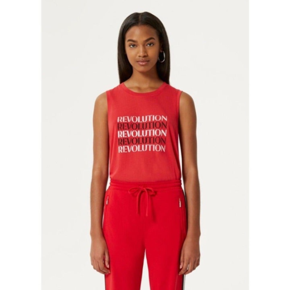 Rebecca Minkoff Muscle Tee “Revolution” Size M